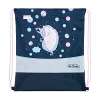 herlitz Schulranzen-Set Loop Plus Unicorn Dreams Kunstfaser grün
