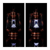 relaxdays LED Dekoleuchte kupfer 11,5 cm, 1 St.