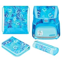 herlitz Schulranzen-Set Loop Plus Lucky Horse Kunstfaser...