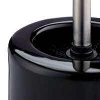 relaxdays WC-Garnitur schwarz Stein, 1 St.