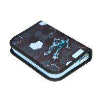 herlitz Schulranzen-Set Loop Plus Cyber Soccer Kunstfaser grün