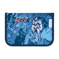 herlitz Schulranzen-Set Loop Plus TechMech Kunstfaser grün