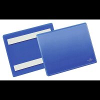 DURABLE Etikettentaschen blau A6, 50 St.