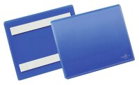 DURABLE Etikettentaschen blau A6, 50 St.