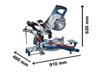 BOSCH Professional GCM 8 SJL + Arbeitstisch GTA 2600 Paneelsäge-Set 1.600 W  ( 0615990FV8 )