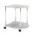 HAKU Möbel Beistelltisch Bogenform MDF-Platte Betonoptik 42,0 x 40,0 x 45,0 cm, 1 St.