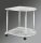 HAKU Möbel Beistelltisch Bogenform MDF-Platte Betonoptik 42,0 x 40,0 x 45,0 cm, 1 St.