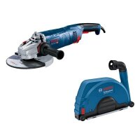 BOSCH Professional GWS 24-230 JZ+GDE 230 FC-S Winkelschleifer-Set 2.400 W