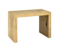 HAKU Möbel Beistelltisch rechteckig Holz eiche 50,0...
