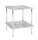 HAKU Möbel Beistelltisch quadratisch MDF-Platte Betonoptik 39,0 x 39,0 x 45,0 cm, 1 St.