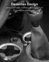 goobay Kfz-Ladeadapter schwarz, 18 Watt