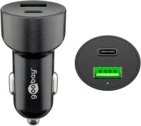 goobay Kfz-Ladeadapter schwarz, 48 Watt