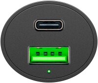 goobay Kfz-Ladeadapter schwarz, 48 Watt