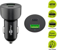 goobay Kfz-Ladeadapter schwarz, 48 Watt