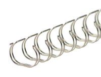 LMG Drahtbinderücken silber für 135 Blatt, 50 St.