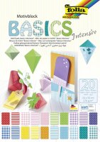 folia Motivblock BASICS INTENSIV farbsortiert 270 g/qm 1...