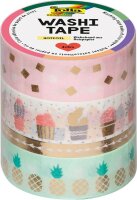 folia Washi Tape HOTFOIL Deko-Klebeband matt 15,0 mm x...