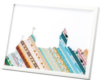 folia Washi Tape HOTFOIL Deko-Klebeband matt 15,0 mm x 5,0 m 4 Rollen