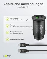 goobay Kfz-Ladeadapter schwarz, 27 Watt