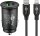 goobay Kfz-Ladeadapter schwarz, 27 Watt