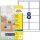 AVERY Zweckform Versandetiketten J8165-25 weiß 99,1 x 67,7 mm, 25 Blatt