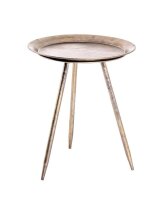HAKU Möbel Beistelltisch rund Metall bronze 38,0 x...