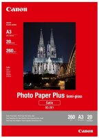 Canon Fotopapier SG-201 DIN A3 satiniert 260 g/qm 20 Blatt