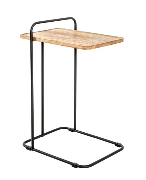 HAKU Möbel Beistelltisch rechteckig Massivholz eiche 35,0 x 49,0 x 73,0 cm, 1 St.