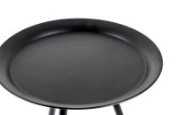 HAKU Möbel Beistelltisch rund Metall schwarz 38,0 x 38,0 x 47,0 cm, 1 St.