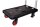pavo Transportwagen schwarz 67,5 x 92,5 x 40,5 cm bis 137,0 kg
