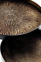 HAKU Möbel Beistelltische-Set rund Metall kupfer, 1 Set