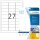 HERMA Namensetiketten 4511 weiß 63,5 x 29,6 mm, 20 Blatt