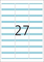 HERMA Namensetiketten 4513 weiß 63,5 x 29,6 mm, 20 Blatt