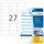 HERMA Namensetiketten 4513 weiß 63,5 x 29,6 mm, 20 Blatt