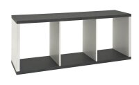 HAKU Möbel Aktenregal granitoptik, weiß 117,0...
