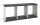 HAKU Möbel Aktenregal granitoptik, weiß 117,0 x 30,0 x 50,0 cm, 1 St.
