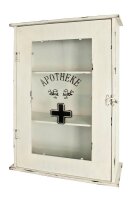 HAKU Möbel Vitrine weiß 2 Fachböden