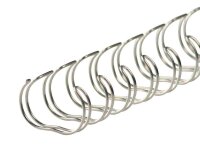 LMG Drahtbinderücken silber für 160 Blatt, 50 St.