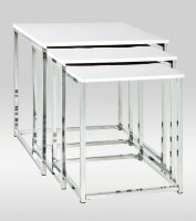 HAKU Möbel Beistelltische-Set rechteckig MDF-Platte...
