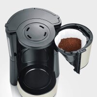SEVERIN KA 9575 Type Kaffeemaschine beige, 10 Tassen