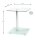 HAKU Möbel Beistelltisch rechteckig Glas transparent 40,0 x 40,0 x 52,0 cm, 1 St.