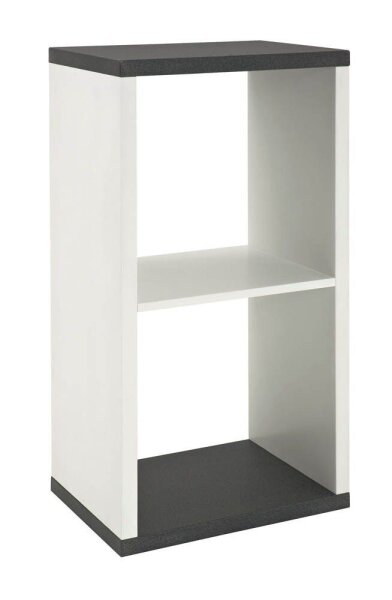 HAKU Möbel Aktenregal granitoptik, weiß 43,0 x 30,0 x 84,0 cm, 1 St.