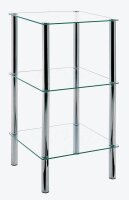 HAKU Möbel Badregal keine 90239 silber 39,0 x 39,0 x...