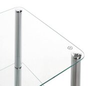 HAKU Möbel Badregal keine 90239 silber 39,0 x 39,0 x...