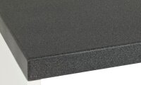 HAKU Möbel Beistelltisch rechteckig MDF-Platte granit 43,0 x 30,0 x 48,0 cm, 1 St.
