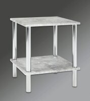 HAKU Möbel Beistelltisch quadratisch MDF-Platte...