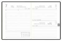 ZETTLER KALENDER Taschenkalender Tagesplaner 2026 schwarz, 1 St.