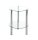 HAKU Möbel Beistelltisch rund Glas transparent 35,0 x 35,0 x 47,0 cm, 1 St.