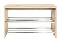 HAKU Möbel Schuhbank 95931 sanremo-eiche Holz 81,0 cm