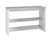 HAKU Möbel Schuhbank 95631 beton Holz 81,0 cm